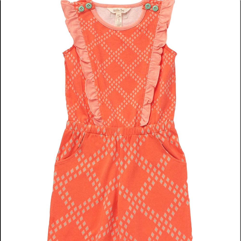 Matilda Jane Orange Diamond Romper